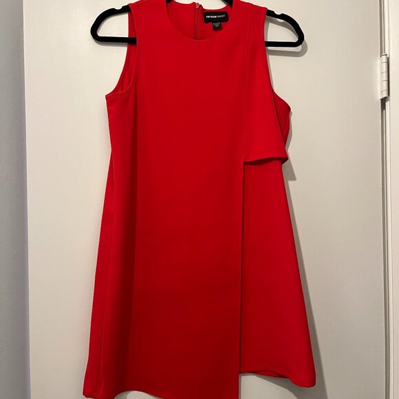 Fifteen Twenty Mini Mod Red Dress - Picture 1 of 4